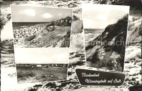 Wenningstedt Sylt Strand Duenen Kat. Wenningstedt Braderup (Sylt)