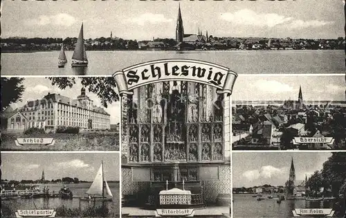 Schleswig Holstein Schloss Altar Schleipartie Kat. Schleswig