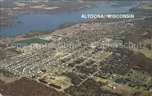 Altoona Wisconsin Fliegeraufnahme Kat. Altoona