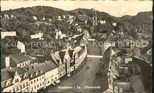 Waldheim Sachsen Obermarkt Kat. Waldheim Sachsen