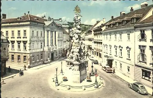 Baden Wien Hauptplatz Dreifaltigkeitssaeule Kat. Baden