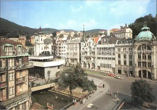 Karlovy Vary Thermalbad mit Sprudel-Colonnade / Karlovy Vary /