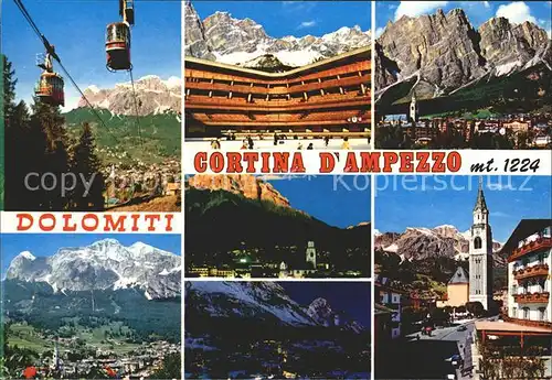 Cortina d Ampezzo Dolomiten Seilbahn Kat. Cortina d Ampezzo