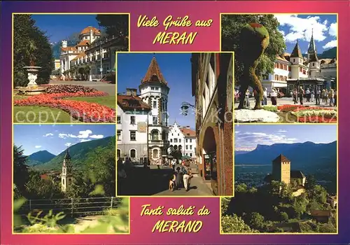 Merano Suedtirol mit Burggrafenamt  Kat. Merano