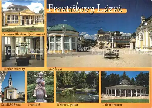 Frantiskovy Lazne Kuranlagen Kat. Franzensbad