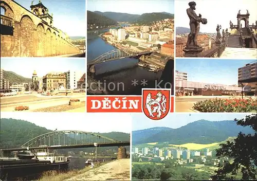 Decin Boehmen Brueckenpartien  Kat. Decin