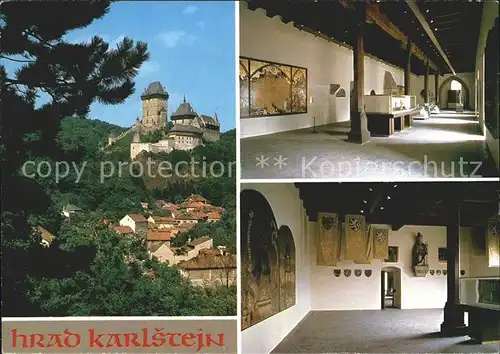 Hrad Karlstejn Burg innen und aussen / Karluv Tyn /