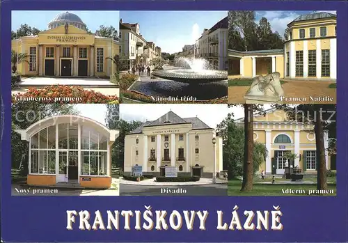 Frantiskovy Lazne Kuranlagen Kat. Franzensbad