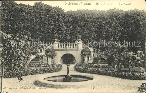 Insel Mainau Schloss Grotte Kat. Konstanz Bodensee