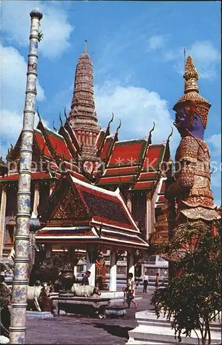 Bangkok Emerald Buddha Temple Wat Phra Keo Kat. Bangkok