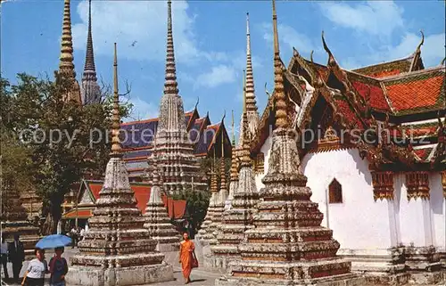 Bangkok Inside Wat Pho Tempel Kat. Bangkok
