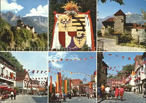 Vaduz Fuerstentum Schloss Vaduz Strassenpartien Kat. Vaduz