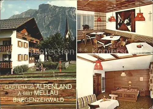 Mellau Vorarlberg Gaestehaus Alpenland Kat. Mellau