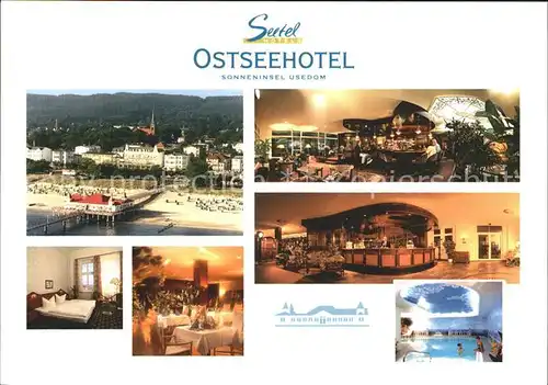 Ahlbeck Ostseebad Seetel Hotel Ostseehotel  Kat. Heringsdorf Insel Usedom