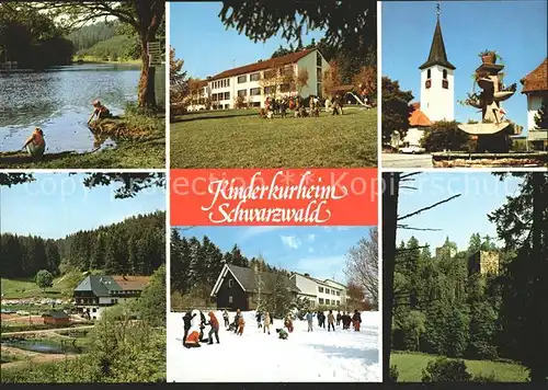 Birkendorf Kinderkurheim Schwarzwald Kirche Burg  Kat. uehlingen Birkendorf