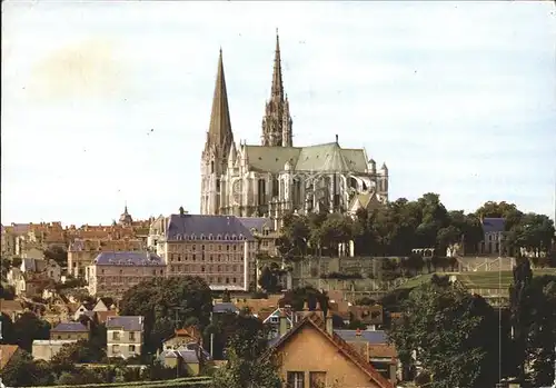 Chartres Eure et Loir Gesamtansicht Kat. Chartres