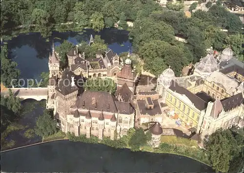 Budapest Fliegeraufnahme Schloss Kat. Budapest