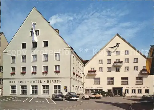 Ottobeuren Hotel Brauerrei Hirsch Kat. Ottobeuren