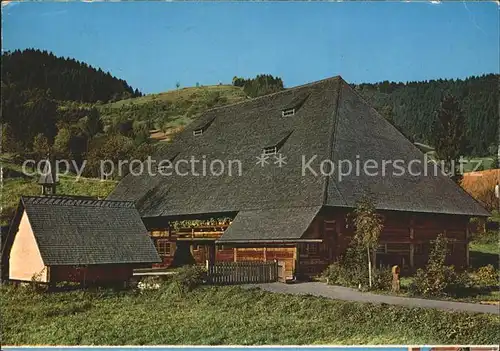 Gutach Schwarzwald Freilichtmuseum Vogtsbauernhof Kat. Gutach