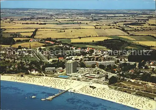 Pelzerhaken Fliegeraufnahme mit Strand Kat. Neustadt in Holstein