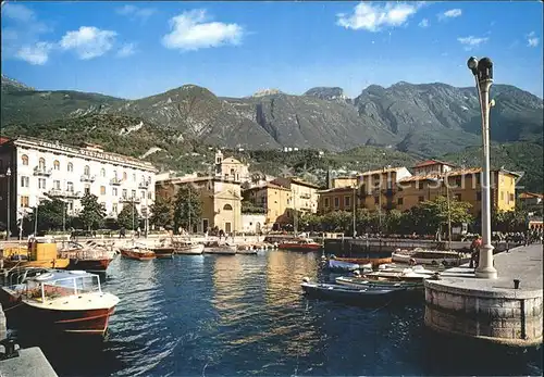 Malcesine Lago di Garda Hafen Kat. Malcesine