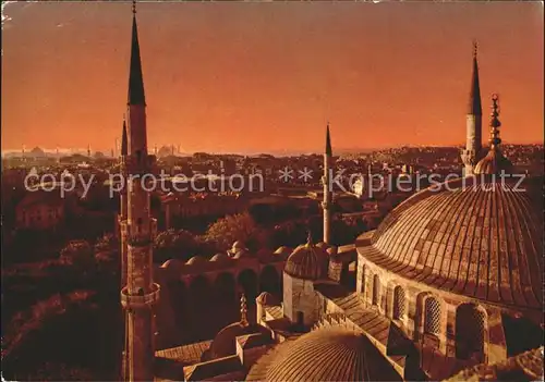 Istanbul Constantinopel Blick vom Blue Mosgue Kat. Istanbul