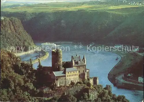 St Goarshausen Burg Katz Loreley Kat. Sankt Goarshausen