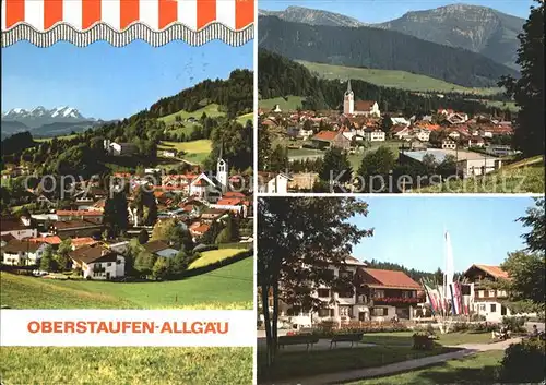 Oberstaufen Stadtansicht Kat. Oberstaufen