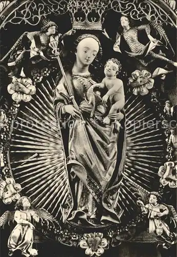 Sankt Marien Maria in der Strahlensonne von Engeln gekroent Kat. Sankt Marien