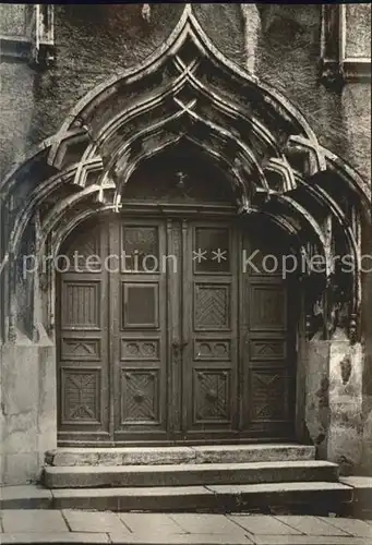 Marienberg Erzgebirge Portal der Stadtkirche Kat. Marienberg