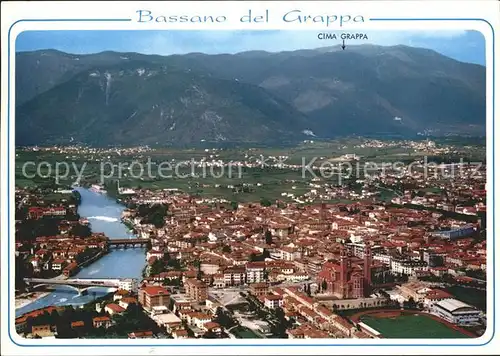 Bassano del Grappa Cima Grappa Fliegeraufnahme Kat. Bassano Del Grappa