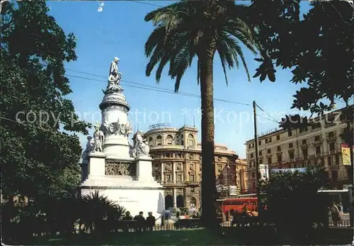 Genova Genua Liguria Piazza Acqaverde Monumento a Colombo Kat. Genova