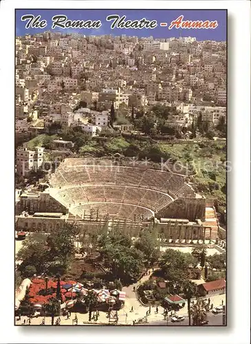 Amman Fliegeraufnahme Roman Theatre Kat. Amman