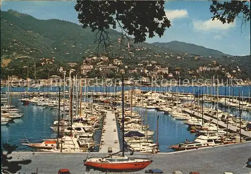 Rapallo Liguria Porto Golfo Tigullio Hafen Kat. Rapallo