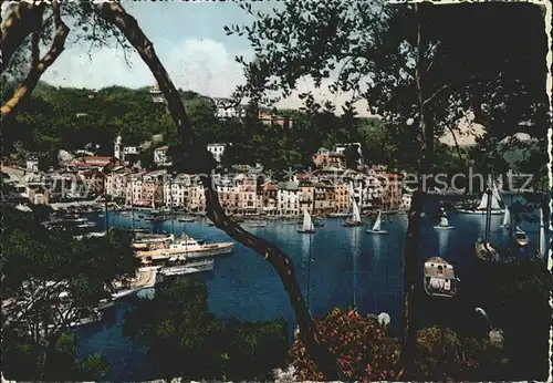 Portofino Liguria Panorama Hafen Kat. Portofino