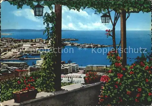 Trieste Panorama Hafen Kat. Trieste