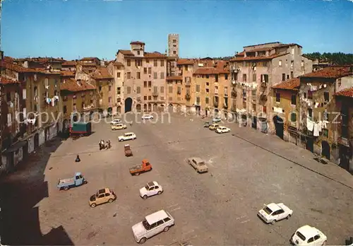 Lucca Piazza dell anfiteatro Amphitheaterplatz Kat. Lucca