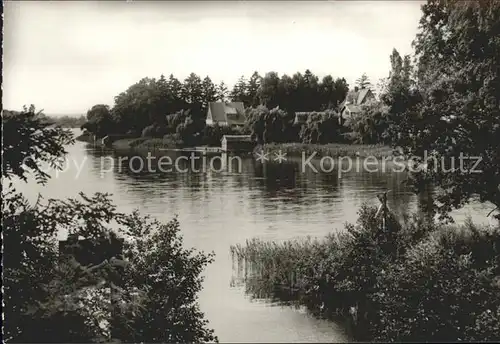 Zechlinerhuette Partie am Schlabornsee Kat. Rheinsberg