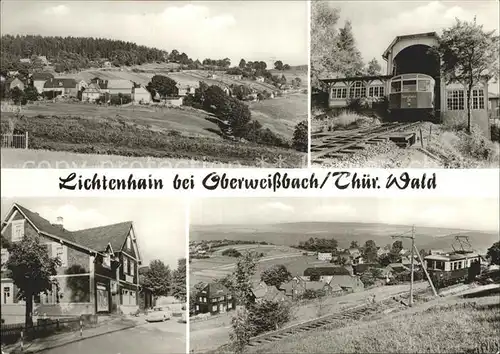 Lichtenhain Bergbahn Panorama Gaststaette Kat. Oberweissbach Thueringer Wald