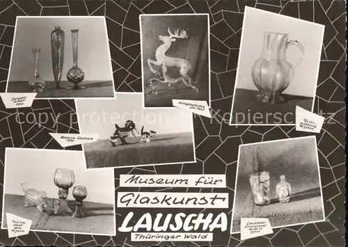 Lauscha Museum fuer Glaskunst Thueringer Wald Handabzug Kat. Lauscha