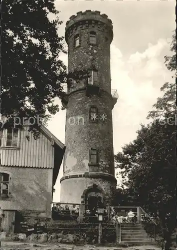 Oybin Hochwaldturm Aussichtsturm Zittauer Gebirge Kat. Kurort Oybin