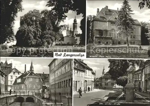 Bad Langensalza Drei Tuermeblick Wilhelm Pieck Heim Neustaedter Strasse Otto Winter Strasse Kat. Bad Langensalza