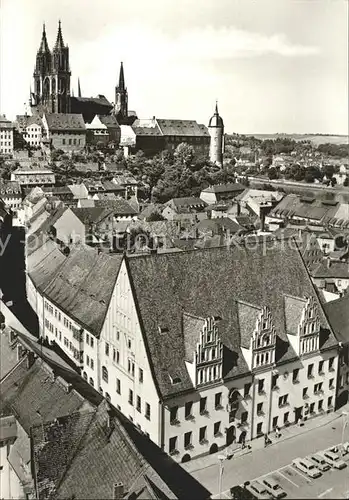 Meissen Elbe Sachsen Rathaus Dom Kat. Meissen