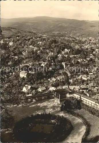 Wernigerode Harz Panorama Blick vom Schloss Kat. Wernigerode