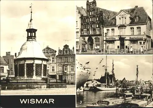 Wismar Mecklenburg Alte Wasserkunst Alter Schwede Reuterhaus Hafen