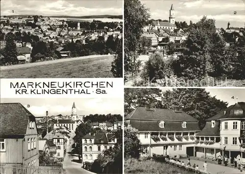 Markneukirchen Teilansicht Kirche Trobitzschen Musikinstrumenten Museum Buergerhaus Spaetbarock Kat. Markneukirchen