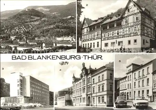 Bad Blankenburg uebersicht FDGB Erholungsheime Kat. Bad Blankenburg
