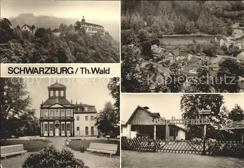 Schwarzburg Thueringer Wald Schloss Kaisersaal Schlossschenke Kat. Schwarzburg