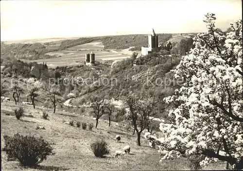 Saaleck Rudelsburg Burg Saaleck Kat. Bad Koesen