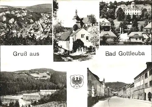 Bad Gottleuba Berggiesshuebel Teilansichten Strassenpartie Kat. Bad Gottleuba Berggiesshuebel